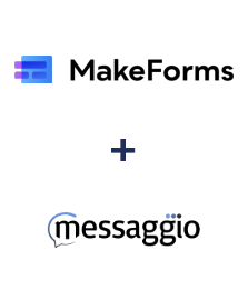Integration of MakeForms and Messaggio