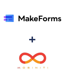Integration of MakeForms and Mobiniti