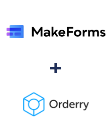 Integration of MakeForms and Orderry