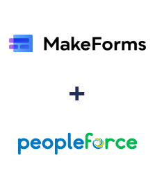 Integration of MakeForms and PeopleForce