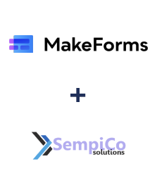 Integration of MakeForms and Sempico Solutions