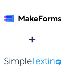 Integration of MakeForms and SimpleTexting