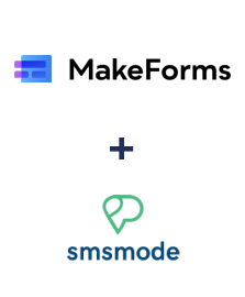 Integration of MakeForms and Smsmode