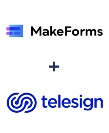 Integration of MakeForms and Telesign
