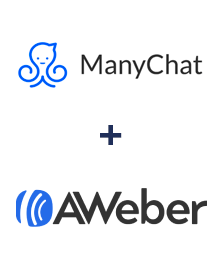 Integration of ManyChat and AWeber