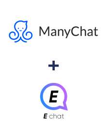 Integration of ManyChat and E-chat
