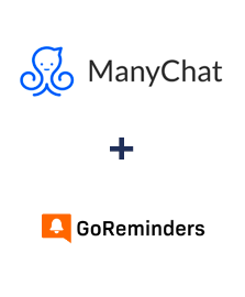 Integration of ManyChat and GoReminders