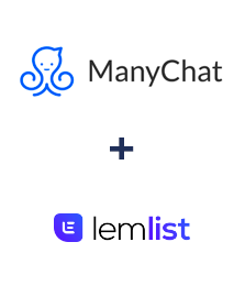 Integration of ManyChat and Lemlist