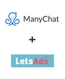 Integration of ManyChat and LetsAds
