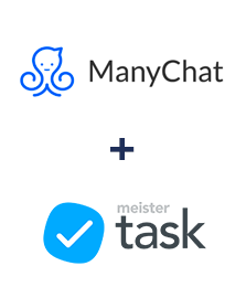 Integration of ManyChat and MeisterTask