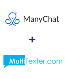 Integration of ManyChat and Multitexter