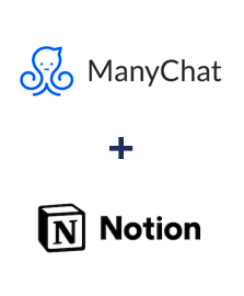 Integration of ManyChat and Notion