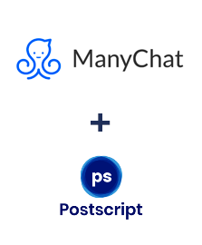 Integration of ManyChat and Postscript