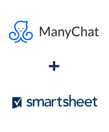 Integration of ManyChat and Smartsheet