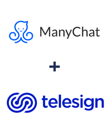 Integration of ManyChat and Telesign