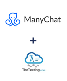 Integration of ManyChat and TheTexting