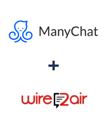 Integration of ManyChat and Wire2Air