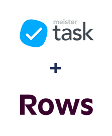 Integration of MeisterTask and Rows
