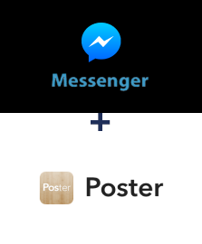 Integration of Facebook Messenger and Poster