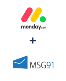 Integration of Monday.com and MSG91