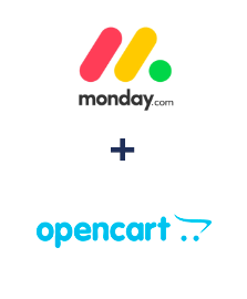 Integration of Monday.com and Opencart