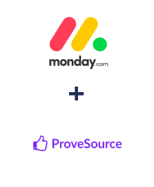 Integration of Monday.com and ProveSource