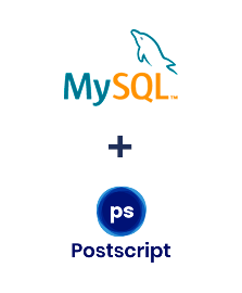 Integration of MySQL and Postscript