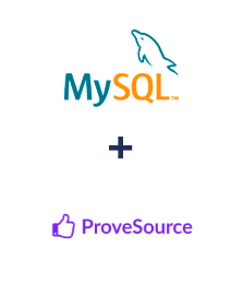 Integration of MySQL and ProveSource