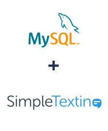 Integration of MySQL and SimpleTexting