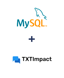 Integration of MySQL and TXTImpact