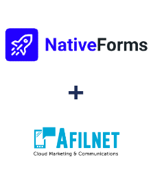 Integration of NativeForms and Afilnet