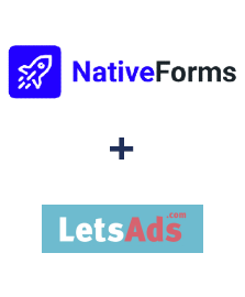 Integration of NativeForms and LetsAds