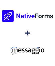 Integration of NativeForms and Messaggio