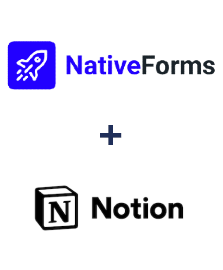 Integration of NativeForms and Notion