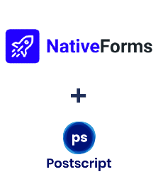 Integration of NativeForms and Postscript
