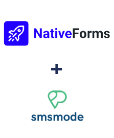 Integration of NativeForms and Smsmode