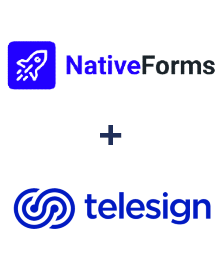 Integration of NativeForms and Telesign