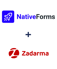 Integration of NativeForms and Zadarma