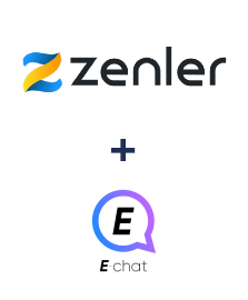 Integration of New Zenler and E-chat