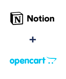 Integration of Notion and Opencart