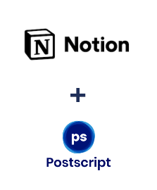 Integration of Notion and Postscript