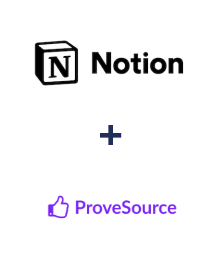 Integration of Notion and ProveSource