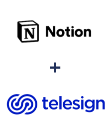 Integration of Notion and Telesign