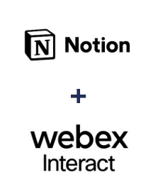 Integration of Notion and Webex Interact