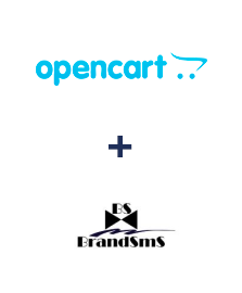 Integration of Opencart and BrandSMS 