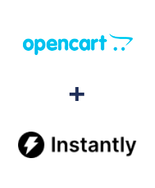 Integration of Opencart and Instantly