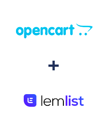 Integration of Opencart and Lemlist