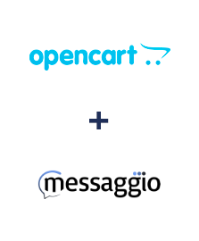 Integration of Opencart and Messaggio