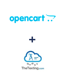 Integration of Opencart and TheTexting