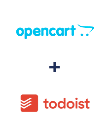 Integration of Opencart and Todoist
